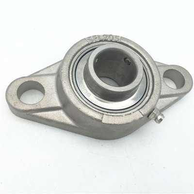 SFL205 custom size bearing pillow block bearing for machinery with stainless steel housing